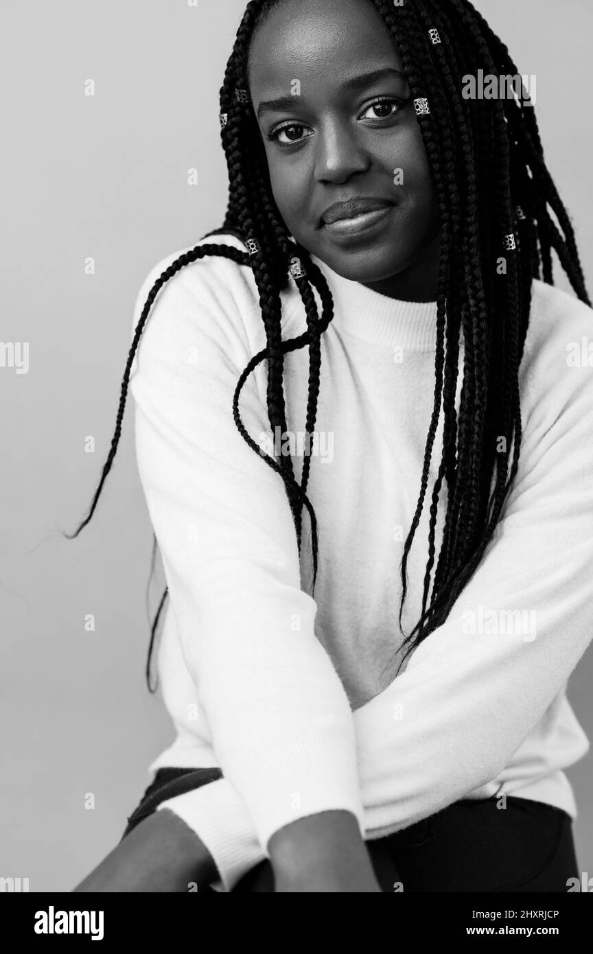 Self aware woman Black and White Stock Photos & Images - Alamy