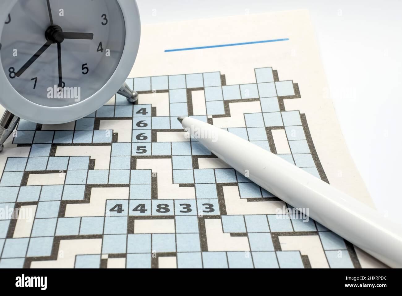 Vintage crossword puzzle paper hires stock photography and images Alamy