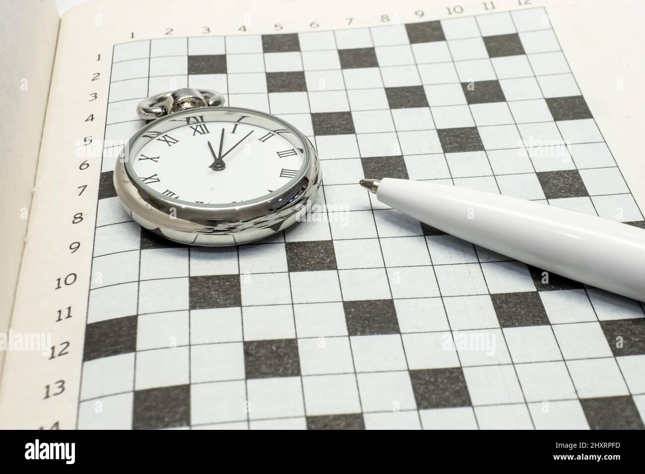 Vintage crossword puzzle paper hires stock photography and images Alamy