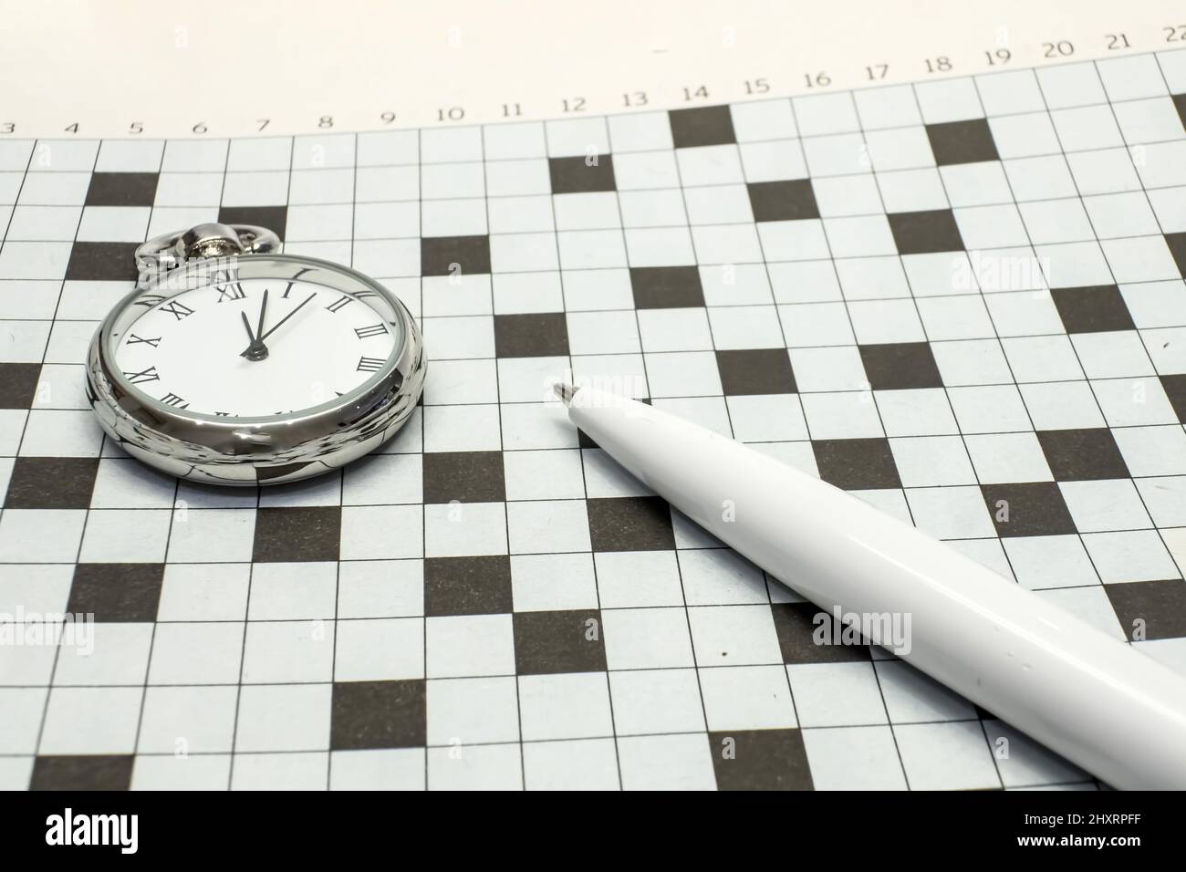 Vintage crossword puzzle paper hires stock photography and images Alamy