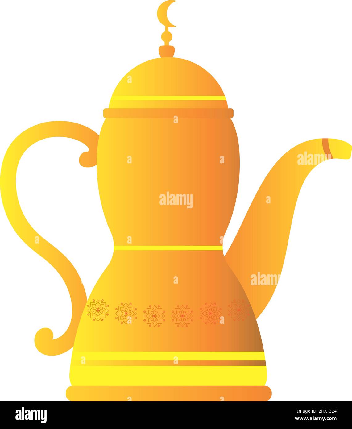 arabic golden teapot Stock Vector Image & Art Alamy