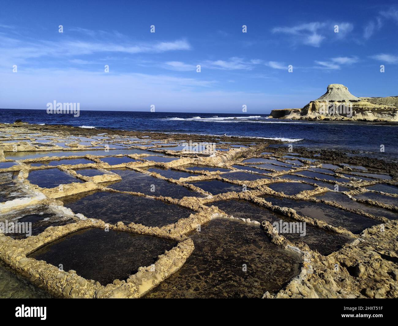 sea-salt-pans-on-the-maltese-island-of-gozo-stock-photo-alamy