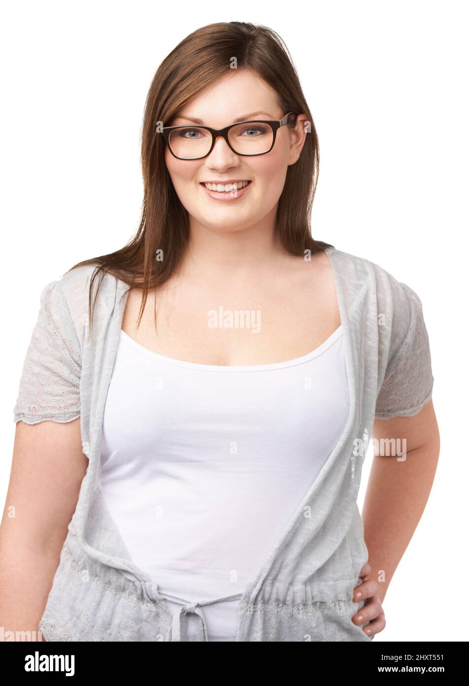 Busty brunette hi-res stock photography and images - Alamy