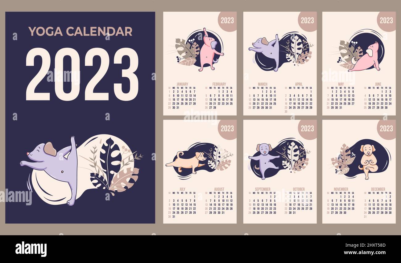 Calendrier Barclays 2023 Months Illustration High Resolution Stock Photography And Images - Alamy