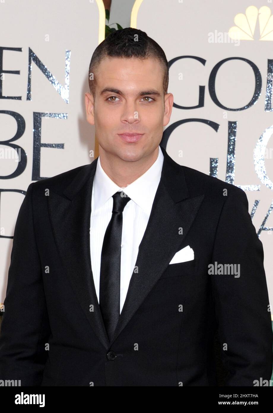 Mark Salling arriving for the 68th Annual Golden Globe Awards ceremony, held at the Beverly Hilton Hotel in Los Angeles, CA, USA Stock Photo