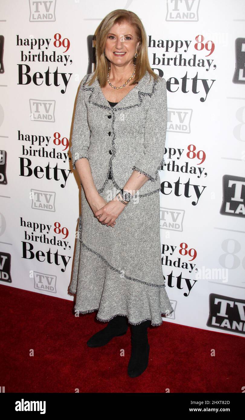 Arianna Huffington during Betty White’s 89th Birthday Party held at Le