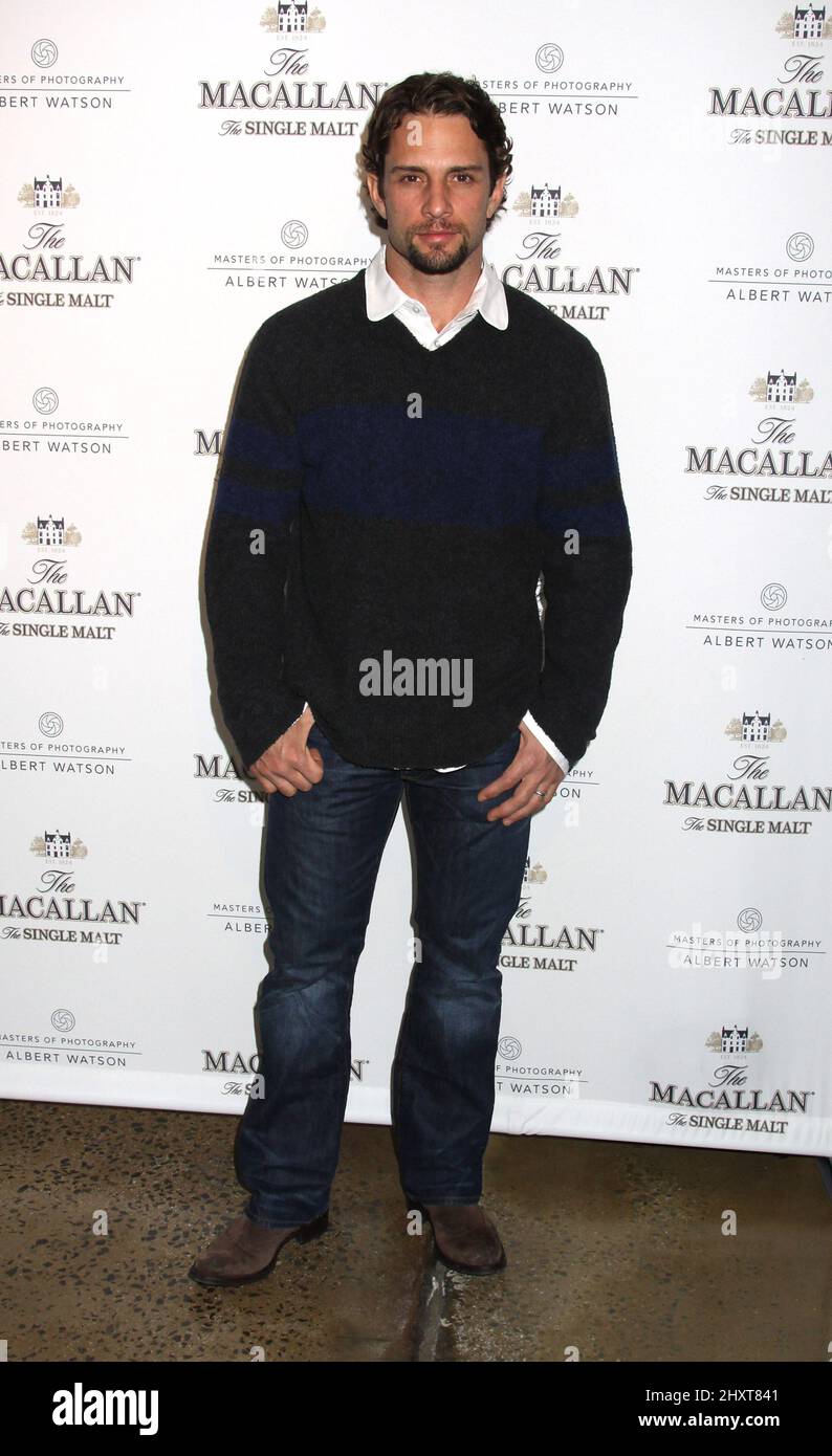 David Fumero attending The Macallan's New Masters of Photography Collection Preview held at Milk Studios in New York, USA. Stock Photo