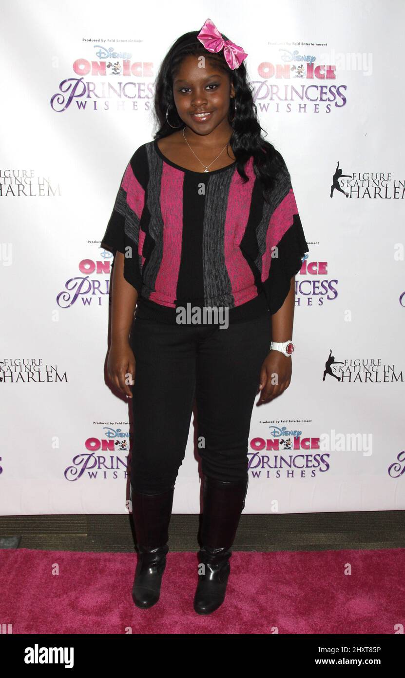 Shenell Edmonds during Disney on Ice 'Princess Wishes' opening night at Madison Square Garden, New York Stock Photo