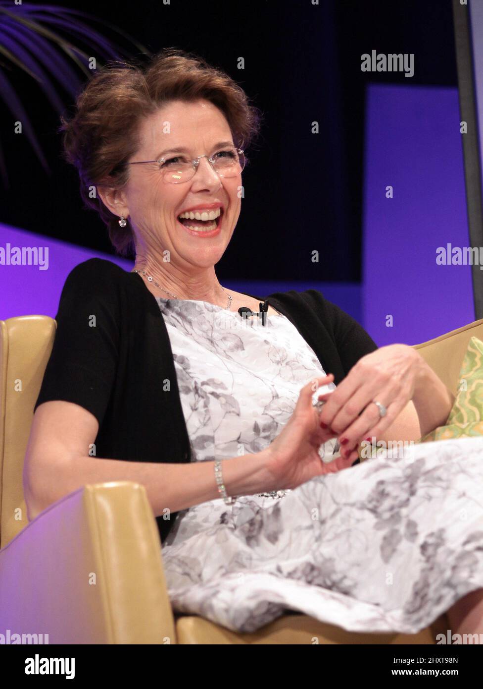 Annette Bening is honored with the American Riviera Award at the 2011 Santa Barbara International Film Festival held at the Arlington Theater in Santa Barbara, CA. Stock Photo