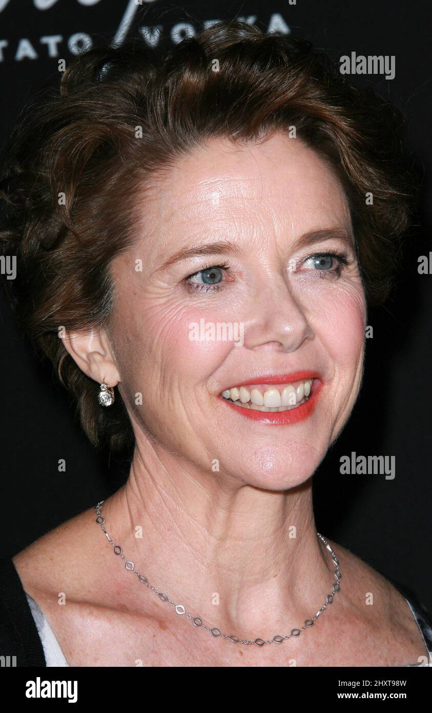 Annette Bening is honored with the American Riviera Award at the 2011 Santa Barbara International Film Festival held at the Arlington Theater in Santa Barbara, CA. Stock Photo