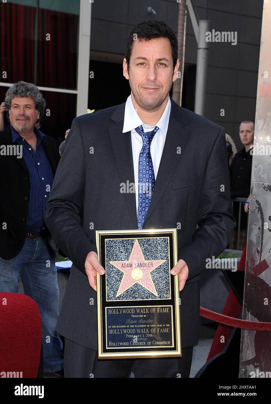 Adam Sandler at a ceremony where he was honored with