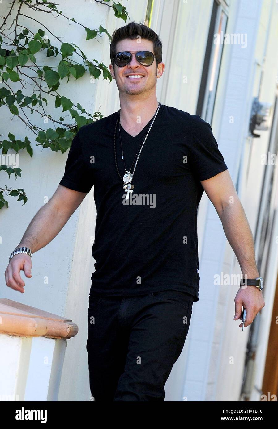 Robin Thicke in Los Angeles, CA. Stock Photo
