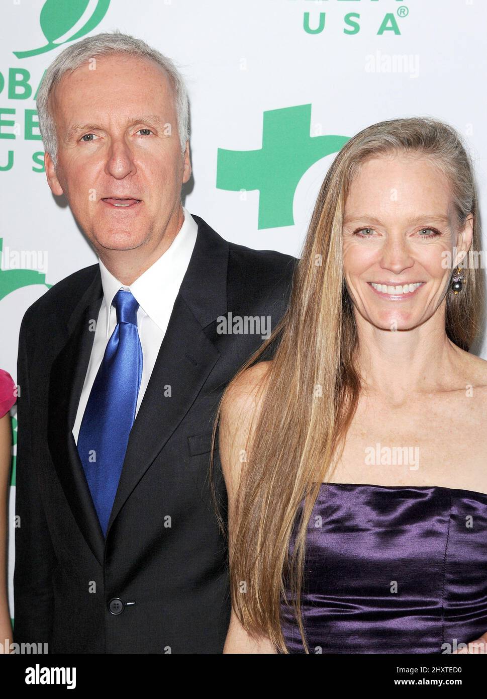 James Cameron and Suzy Amis during the Global Green 8th Annual Pre-Oscar Party held at Avalon. Los Angeles Stock Photo