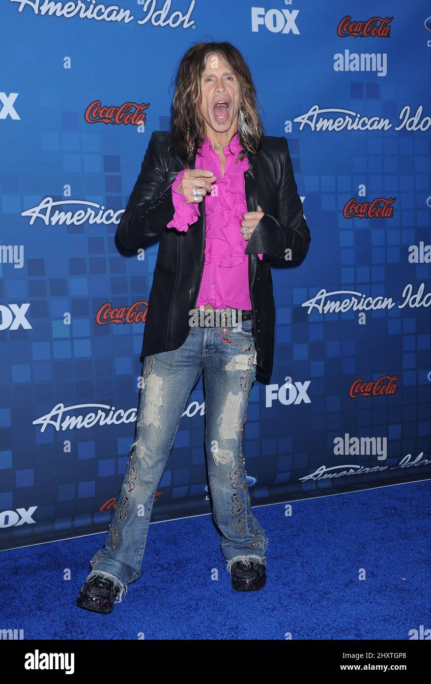 Steven Tyler at the American Idol Season 10 Top 13 Finalists Party held