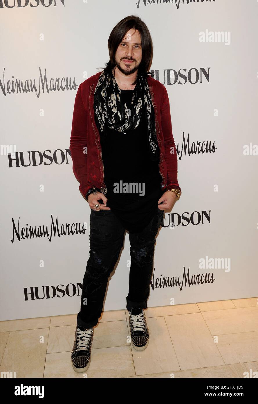 Ben Taverniti at the launch of 'Hudson By Georgia May Jagger' held at Neiman Marcus, California Stock Photo