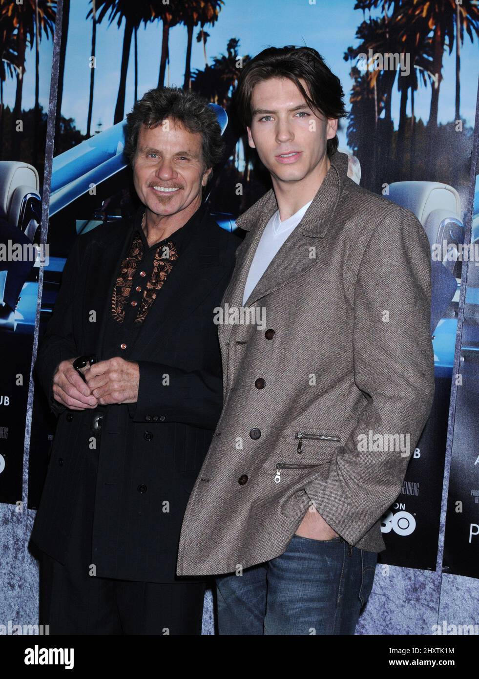Martin Kove and Jesse Kove during the HBO's "His Way" Los Angeles ...