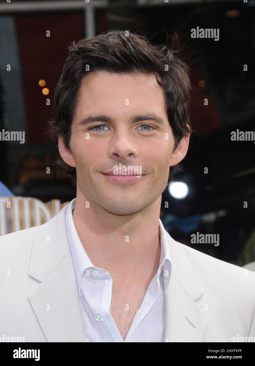 James Marsden during the premiere of the new movie from Universal Pictures HOP, held at Universal Studios Hollywood, Los Angeles Stock Photo