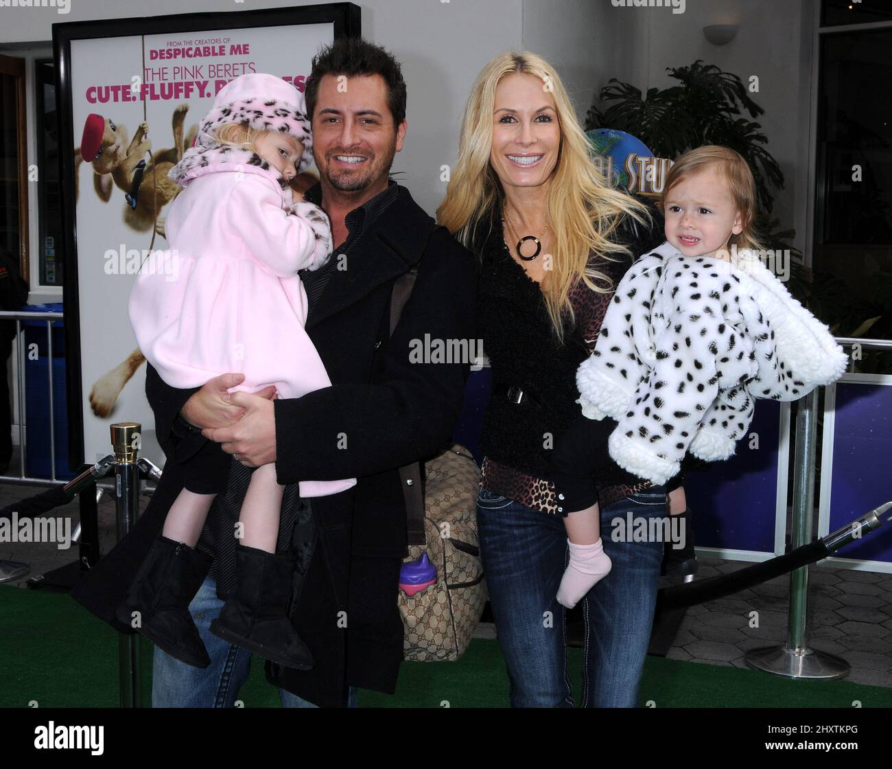 Peggy Tanous and Micah Tanous during the premiere of the new movie from