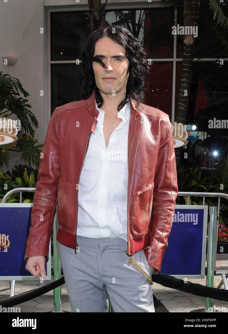 Russell Brand during the premiere of the new movie from Universal Pictures HOP, held at Universal Studios Hollywood, Los Angeles Stock Photo