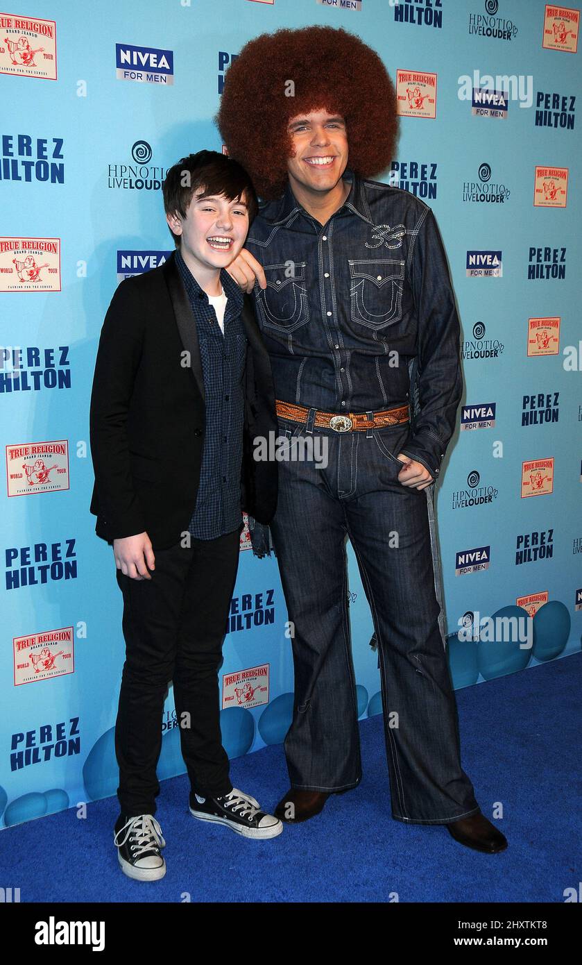 Perez Hilton during Perez Hilton’s Blue Ball Birthday Party at Siren