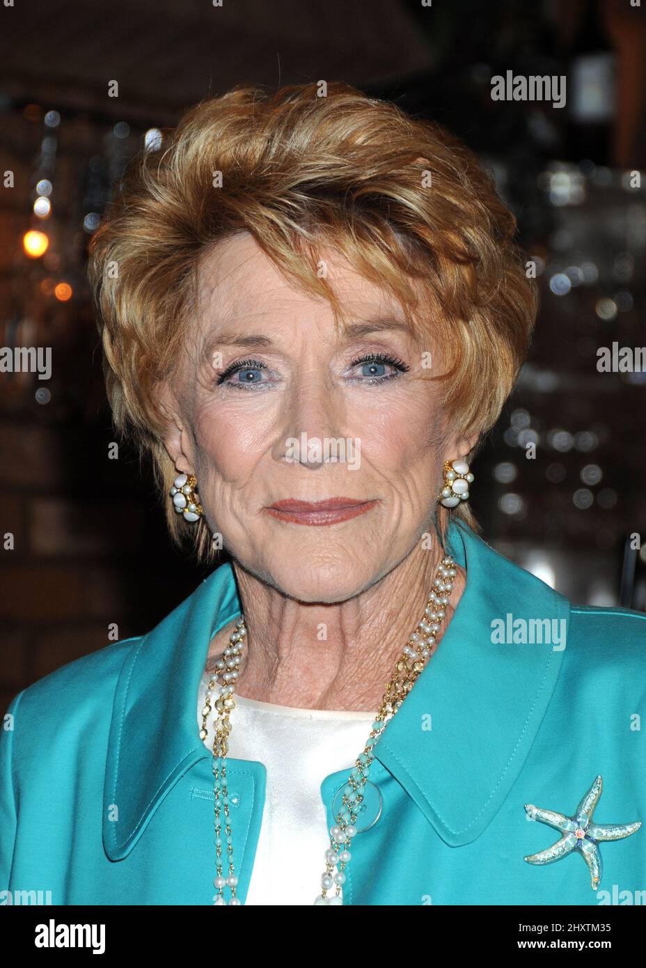 Jeanne Cooper during 'The Young and The Restless' 38th Anniversary Cake Cutting Ceremony held at CBS Studios, Los Angeles Stock Photo