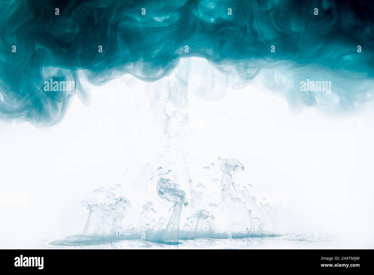 background. clouds of blue smoke on a white background Stock Photo - Alamy