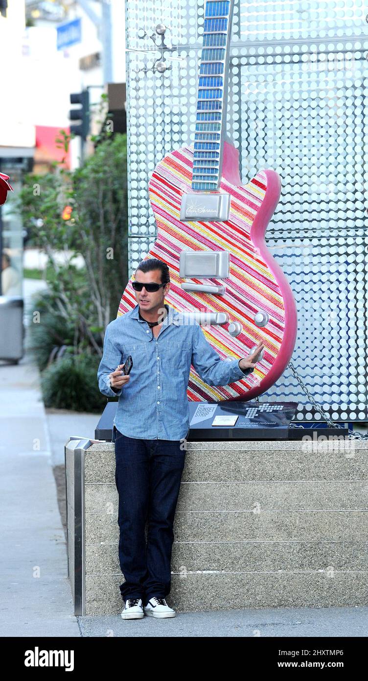 Gavin Rossdale seen out and about in Los Angeles, California Stock