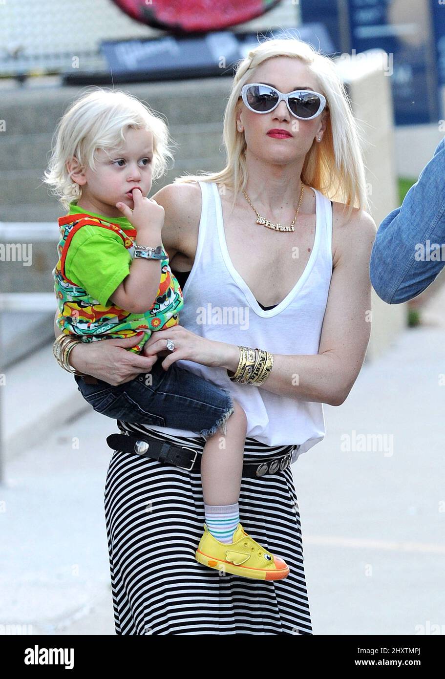 Gwen Stefani and son Zuma Rossdale seen out and about in Los Angeles,  California Stock Photo - Alamy