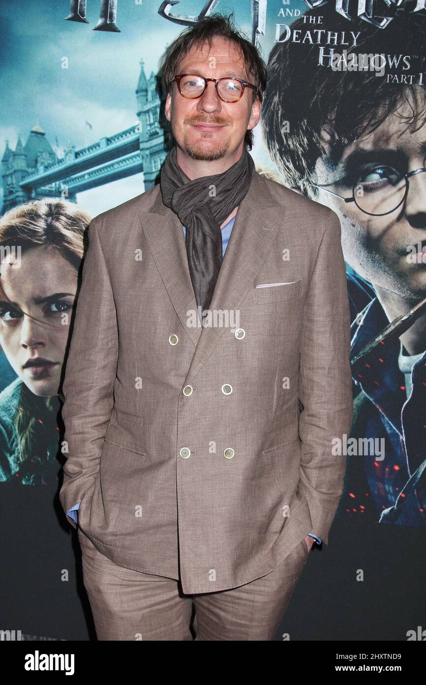 David Thewlis attending Harry Potter: The Exhibition Grand Opening at the Discovery Times Square Exposition Center in New York, USA. Stock Photo