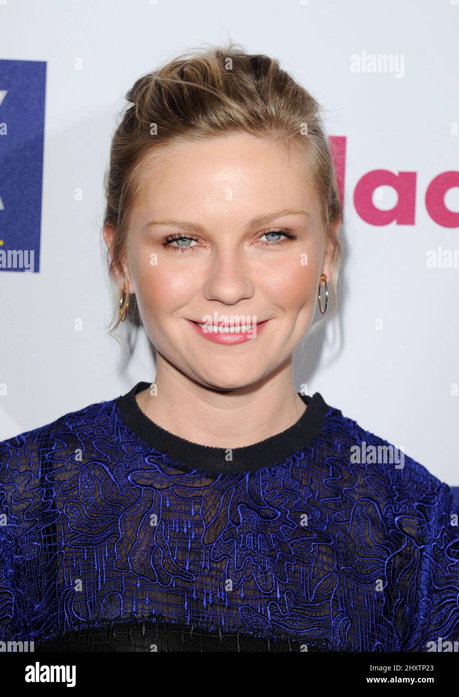 Kirsten Dunst attending the 22nd Glaad Media Awards at the Westin Bonaventure Hotel in Downtown, Los Angeles, USA. Stock Photo