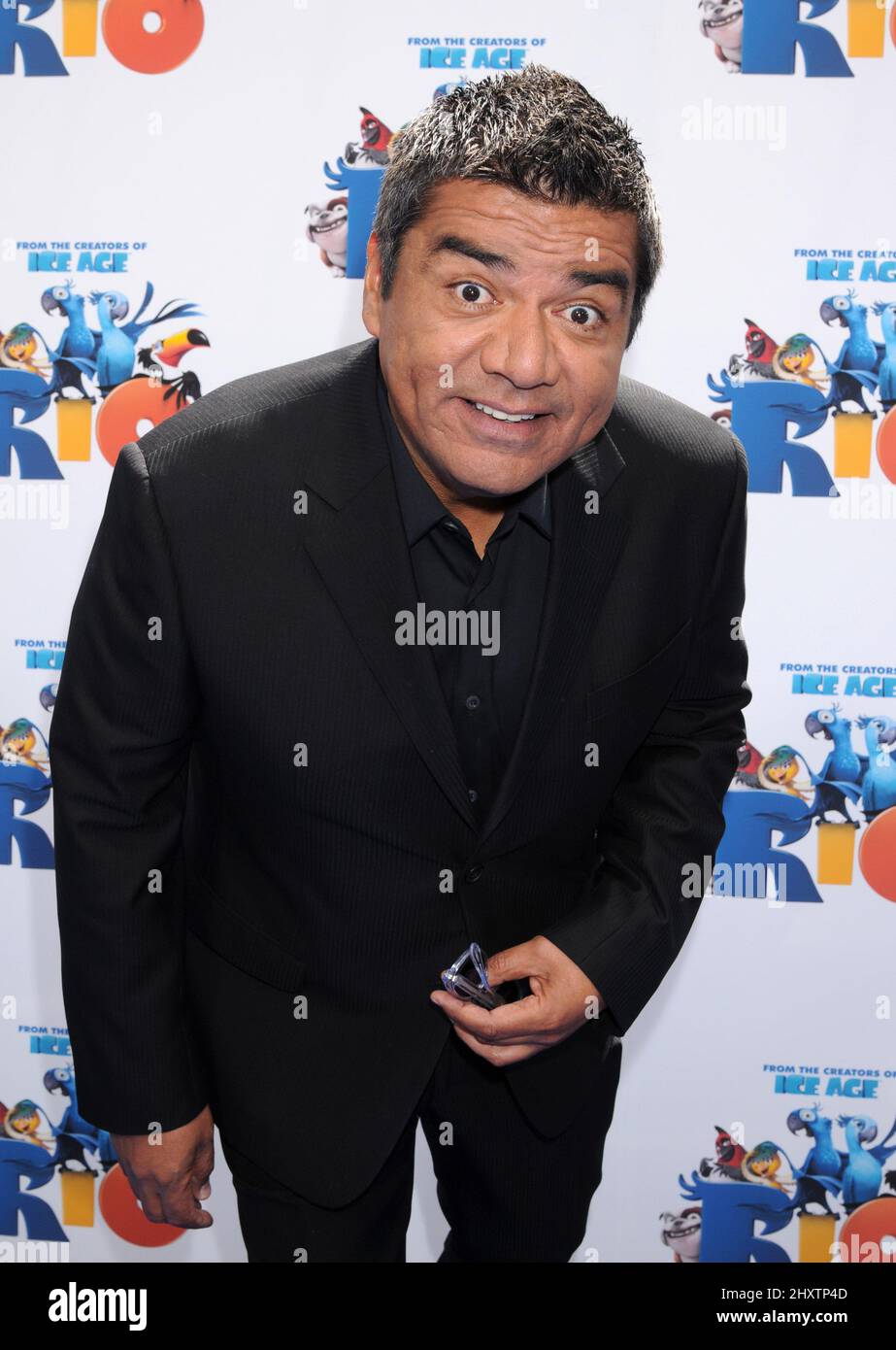 Lopez attends the premiere of "Rio" at the Chinese Theatre in
