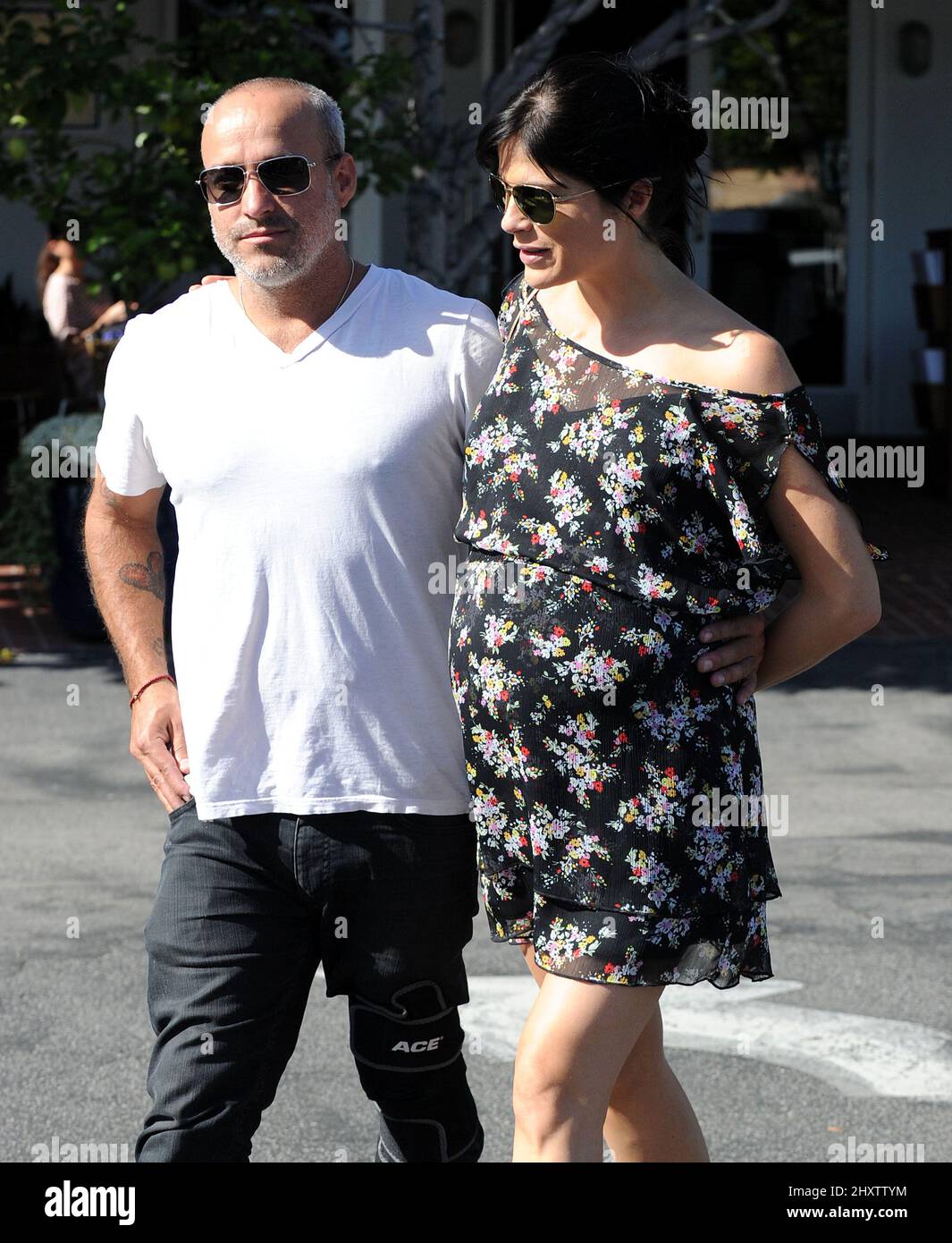 Selma Blair and boyfriend Jason Bleick is seen out and about in Los