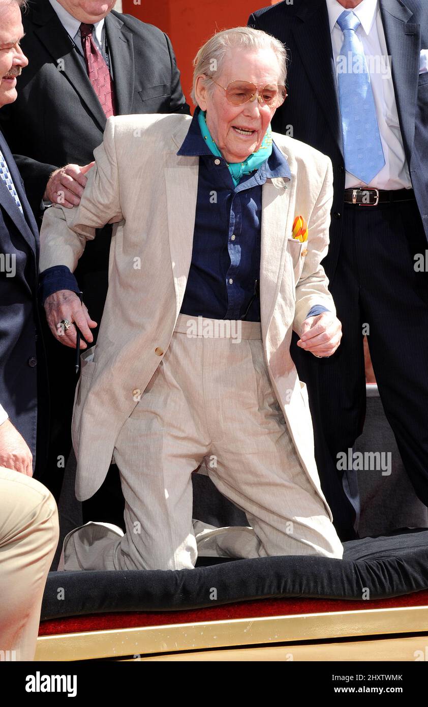 Peter O&rsquo;Toole during a ceremony honoring actor Peter O&rsquo;Toole with a