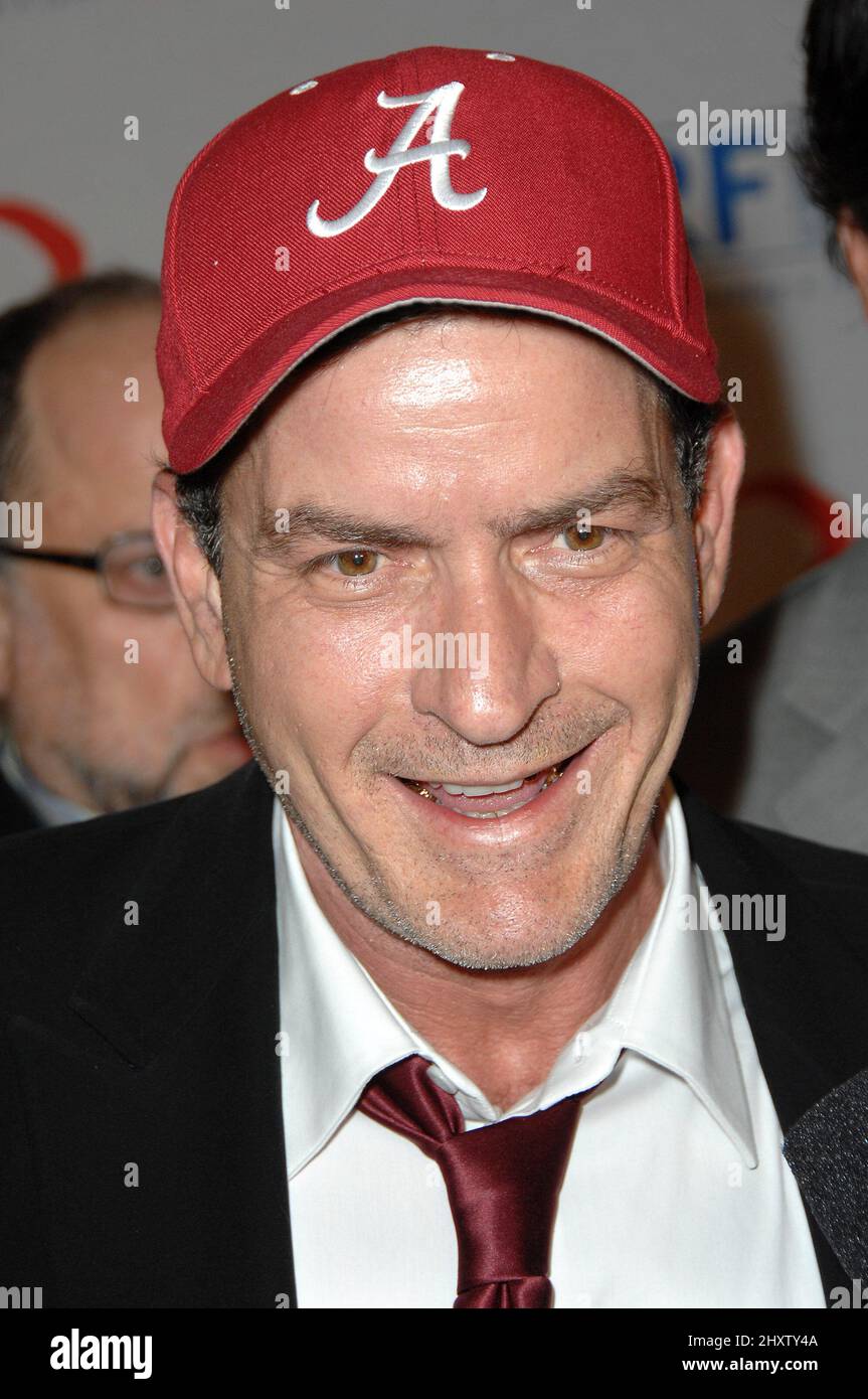 Charlie Sheen at the 8th Annual Juvenile Diabetes Research Foundation Gala held at the Beverly Hilton Hotel, Beverly Hills. Stock Photo