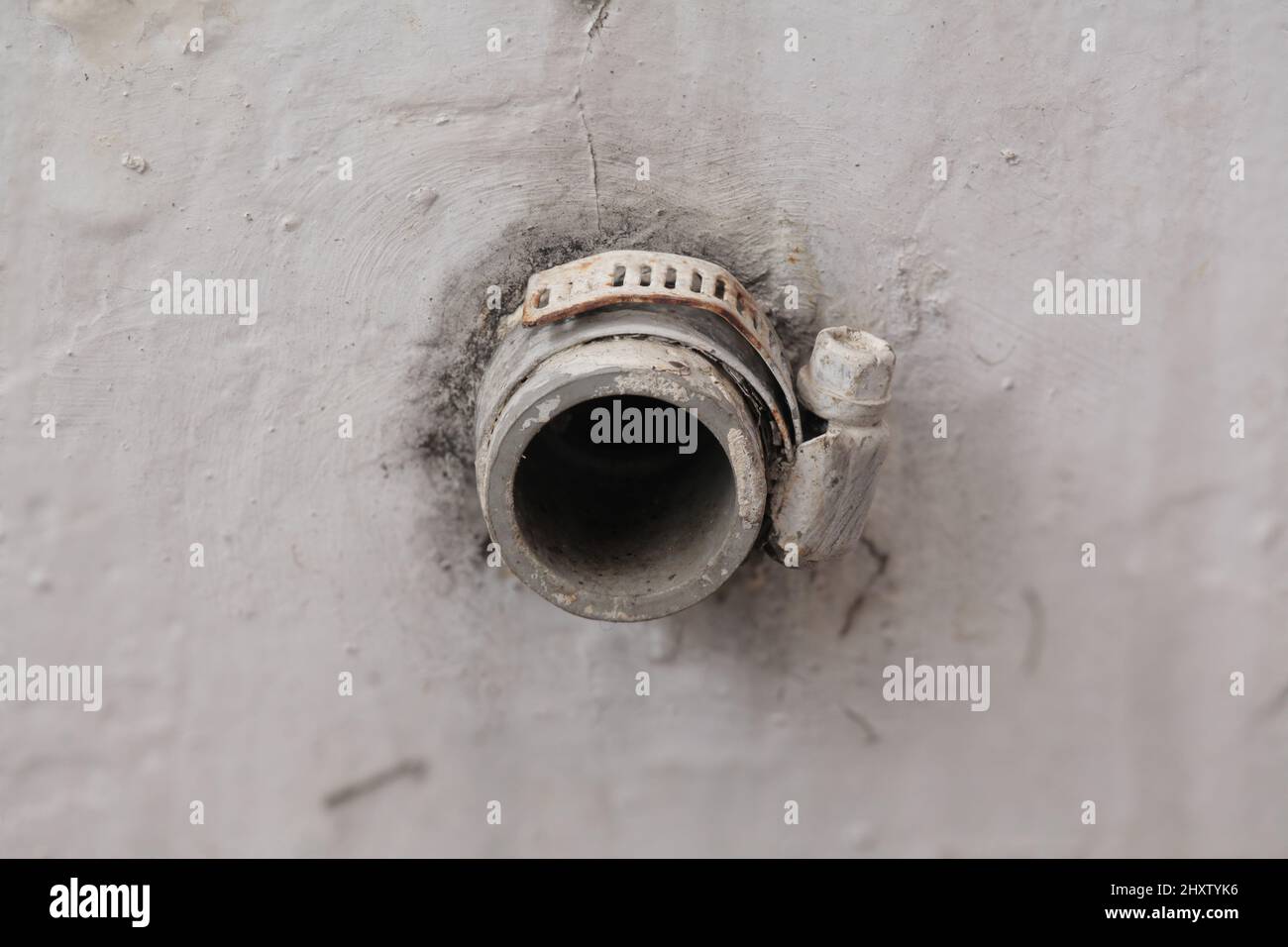 Closeup of an air exhaust pipe from the septic tank Stock Photo Alamy
