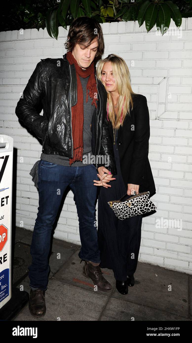 Kaley Cuoco and boyfirend Christopher French is seen out and about in Los  Angeles, California Stock Photo - Alamy