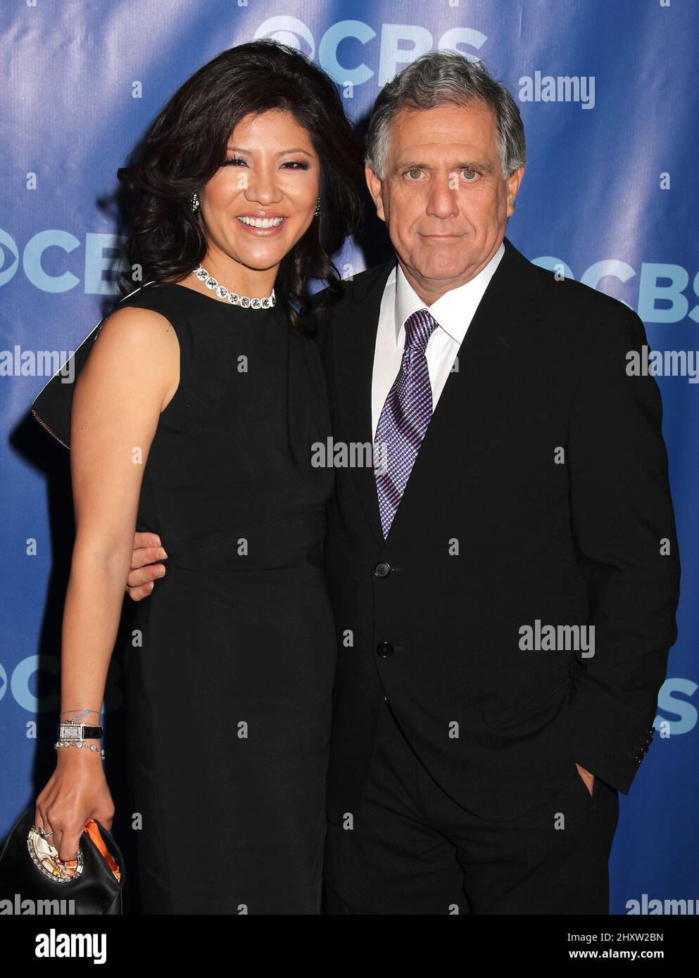 Julie Chen and Les Moonves at the CBS 2011 Upfront held at Lincoln