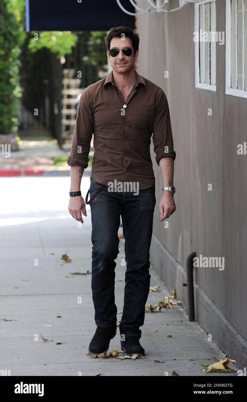 Dylan seen McDermott around town in Los Angeles. Stock Photo