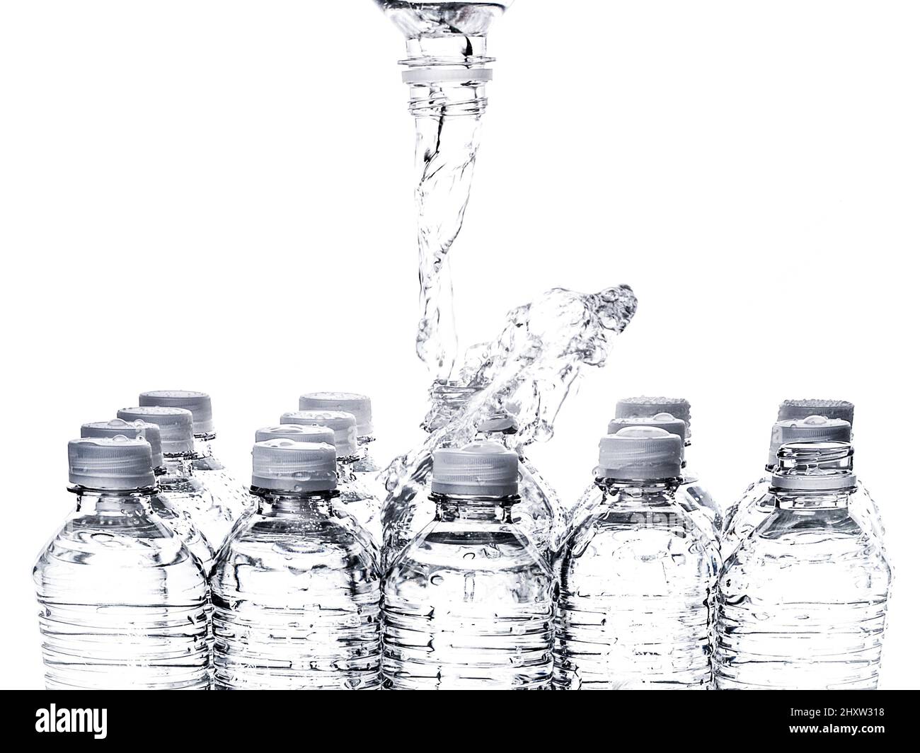 Bottled Water Stock Photo
