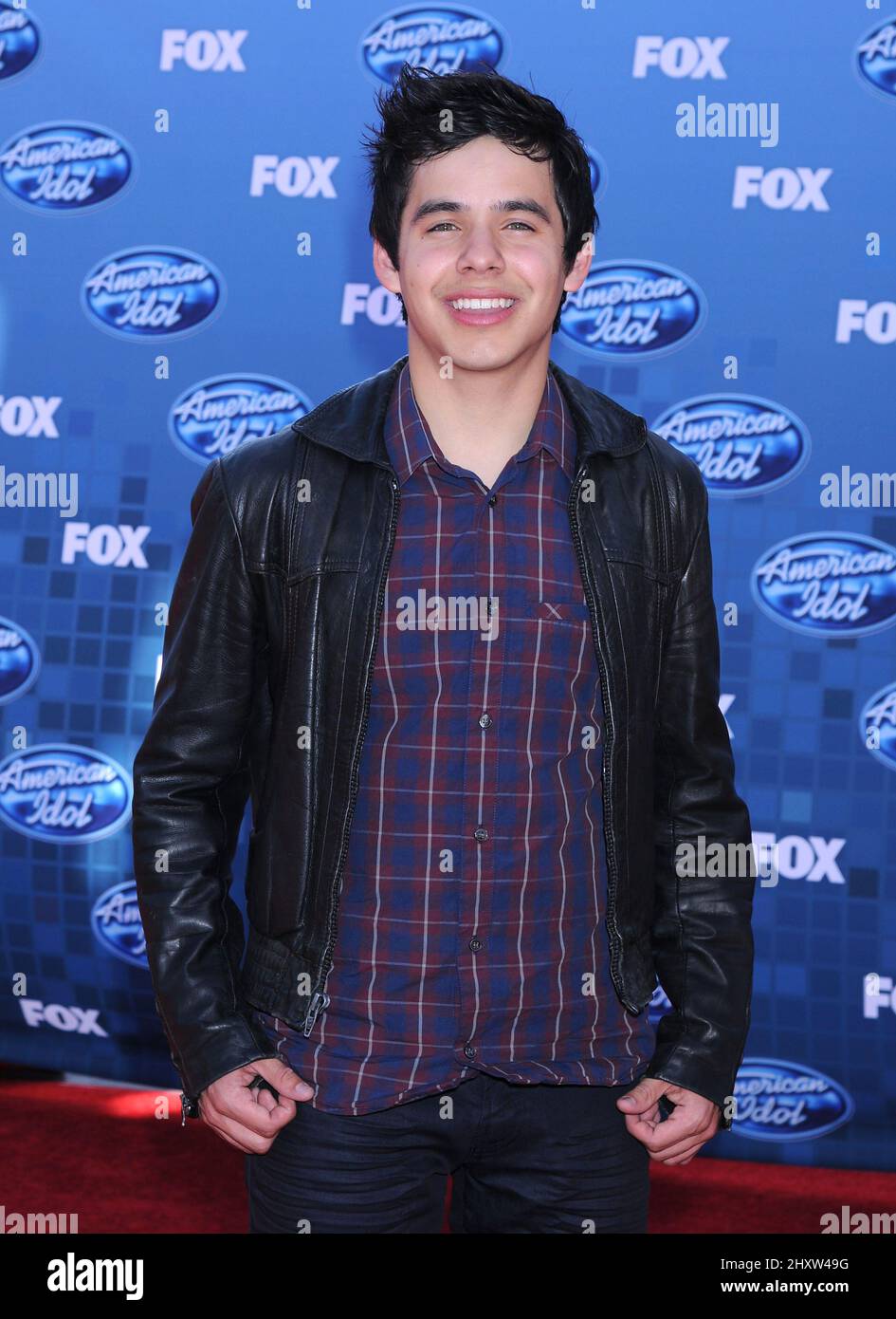 David Archuleta during the American Idol Grand Finale 2011 held at Nokia Theatre L.A. Live, California Stock Photo