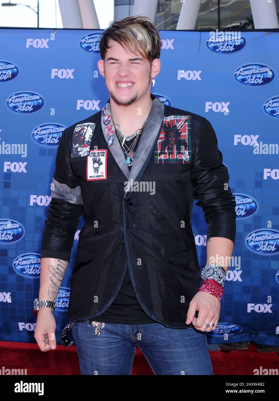 James Durbin during the American Idol Grand Finale 2011 held at Nokia Theatre L.A. Live, Los Angeles Stock Photo