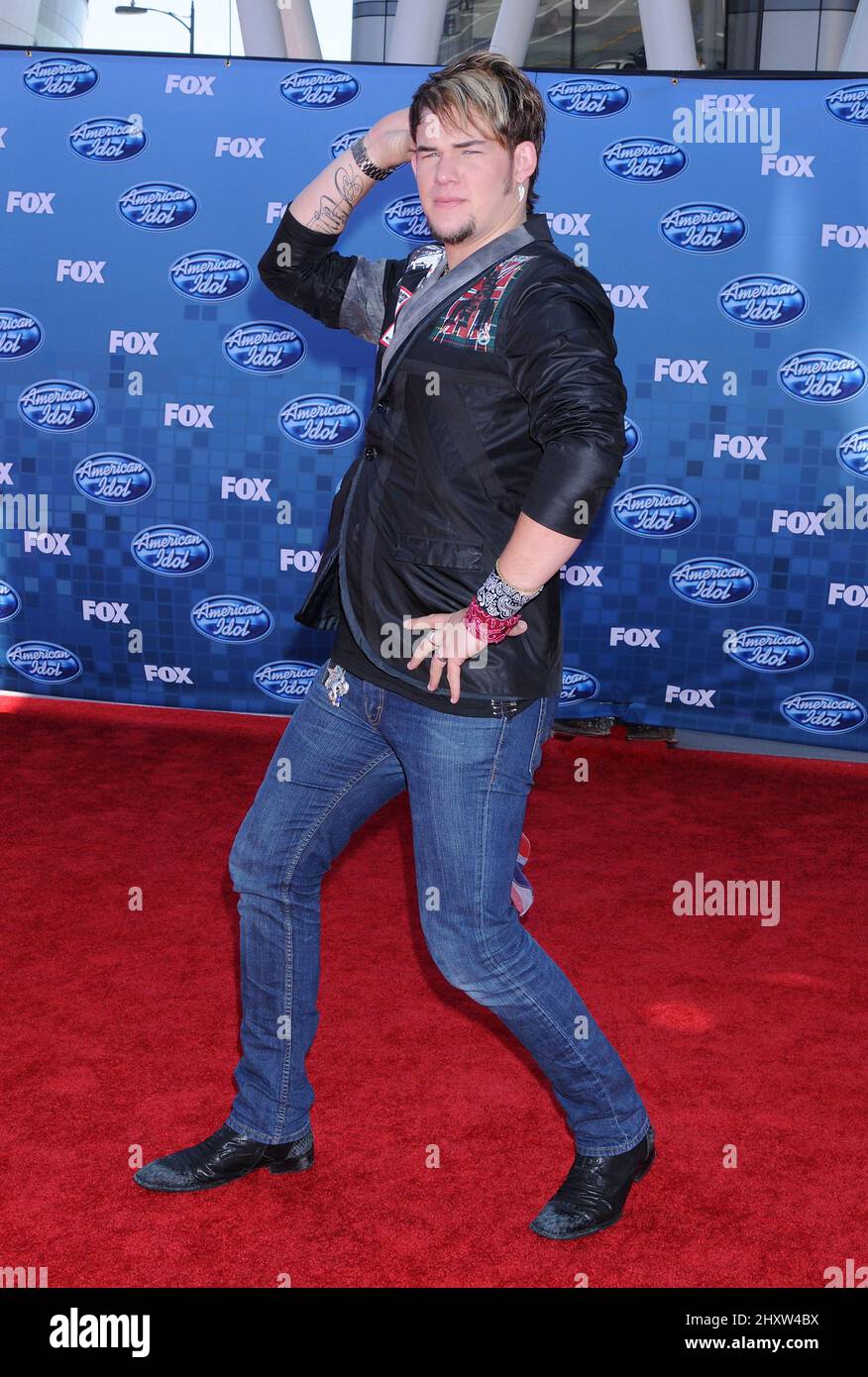 James Durbin during the American Idol Grand Finale 2011 held at Nokia Theatre L.A. Live, Los Angeles Stock Photo