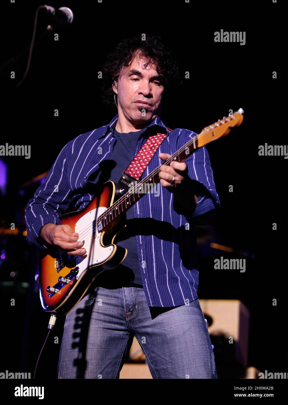 John Oates of Hall & Oates performs live during the 'Do What You Want, Be What You Are 2011Tour' at Bethel Woods Center for the Arts in New York, USA. Stock Photo