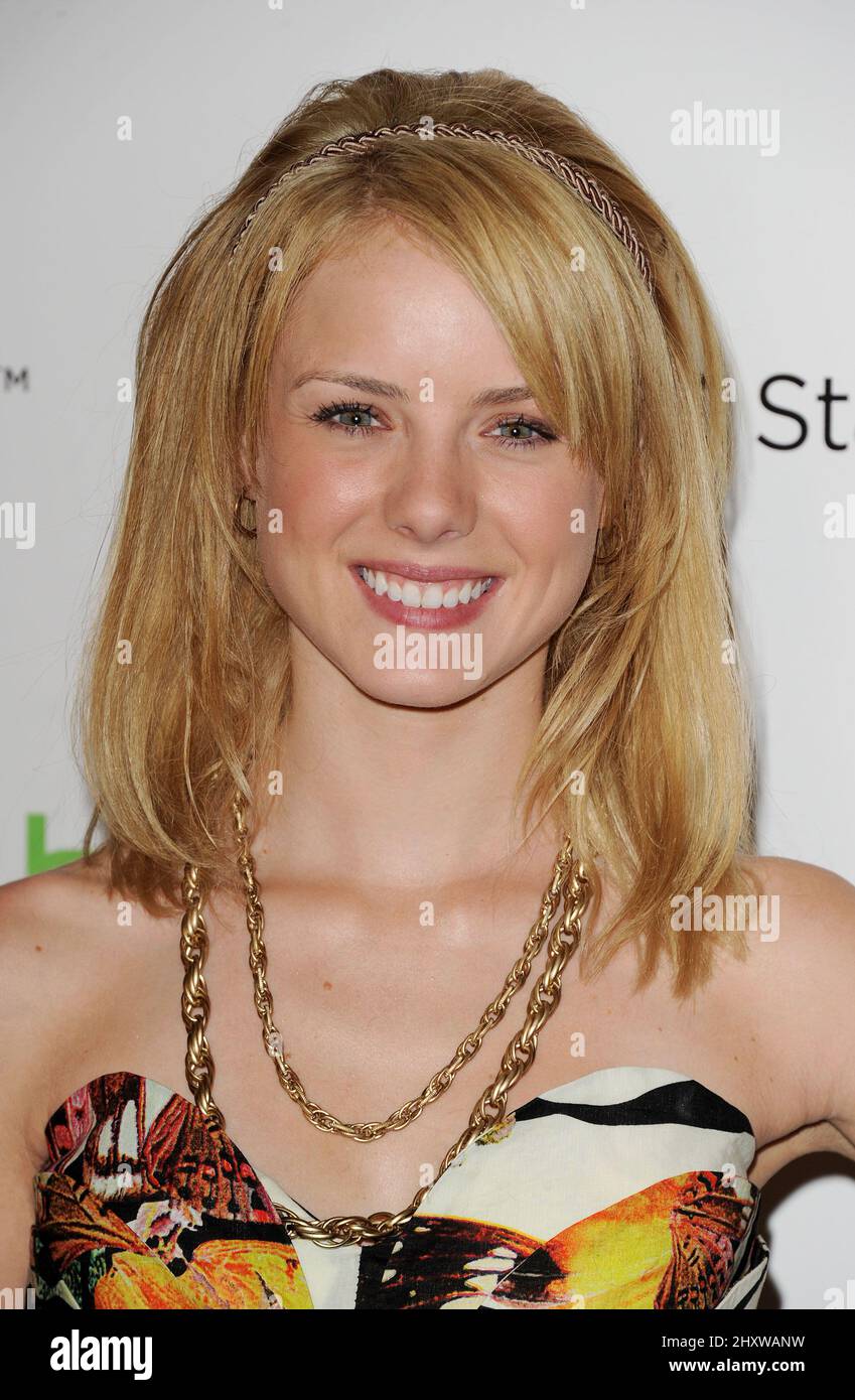 Laura Slade Wiggins during the HTC Status Social Launch Party held at Paramount Studios, California Stock Photo