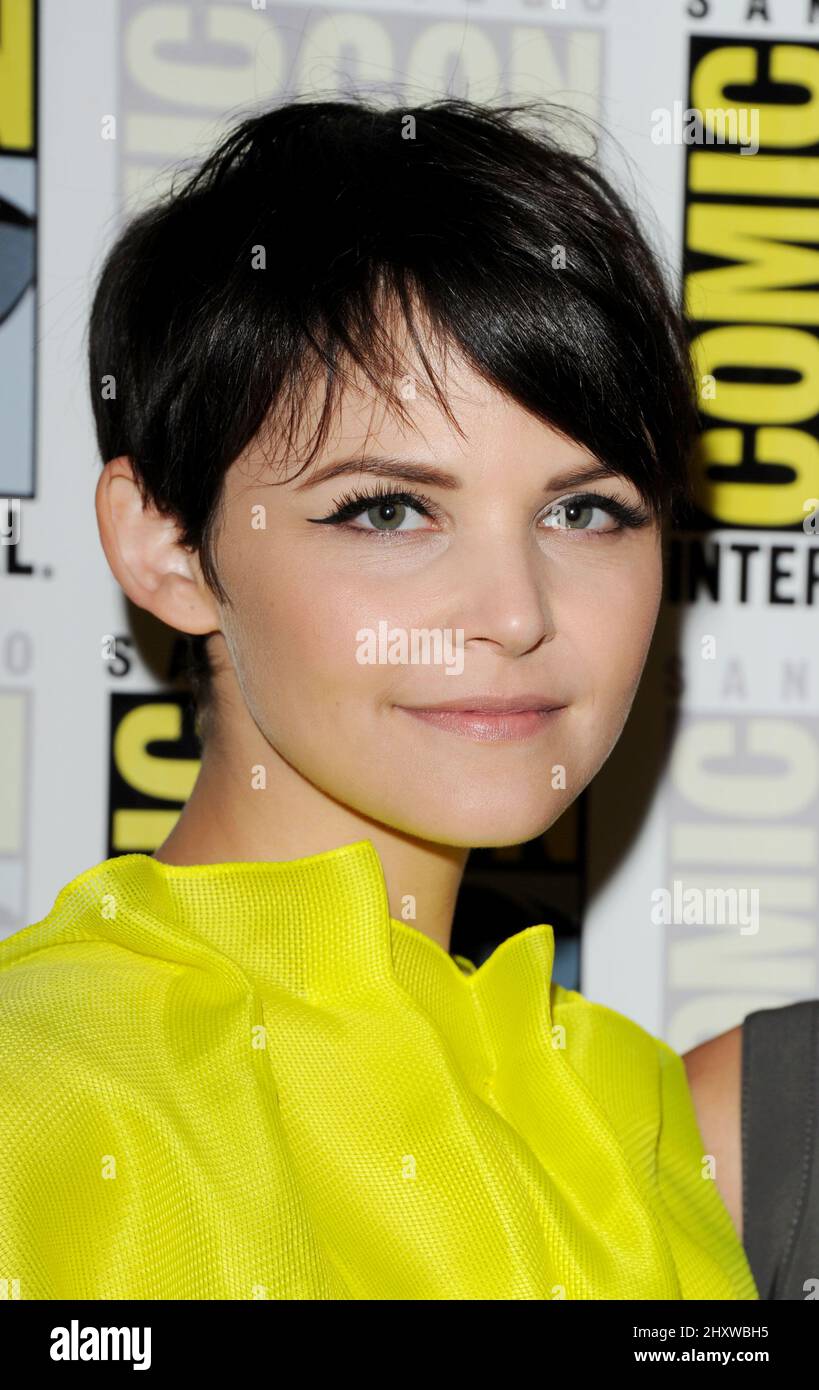 Ginnifer Goodwin during the 'Once Upon a Time' Photocall during day three of Comic Con 2011 held at convention Center in San Diego, USA. Stock Photo