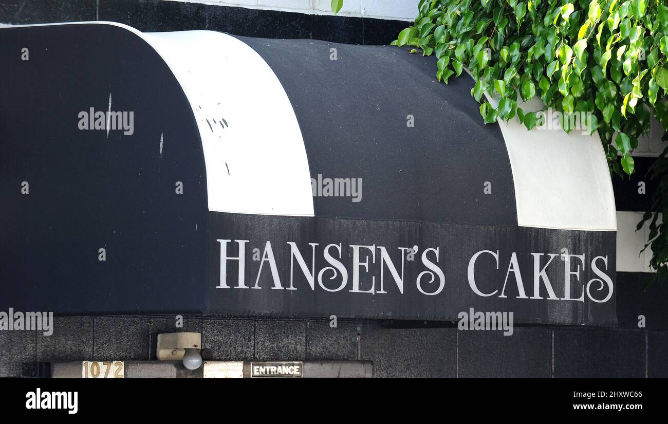 A General view of Hansen's bakery where Kim Kardashian and fiance Kris