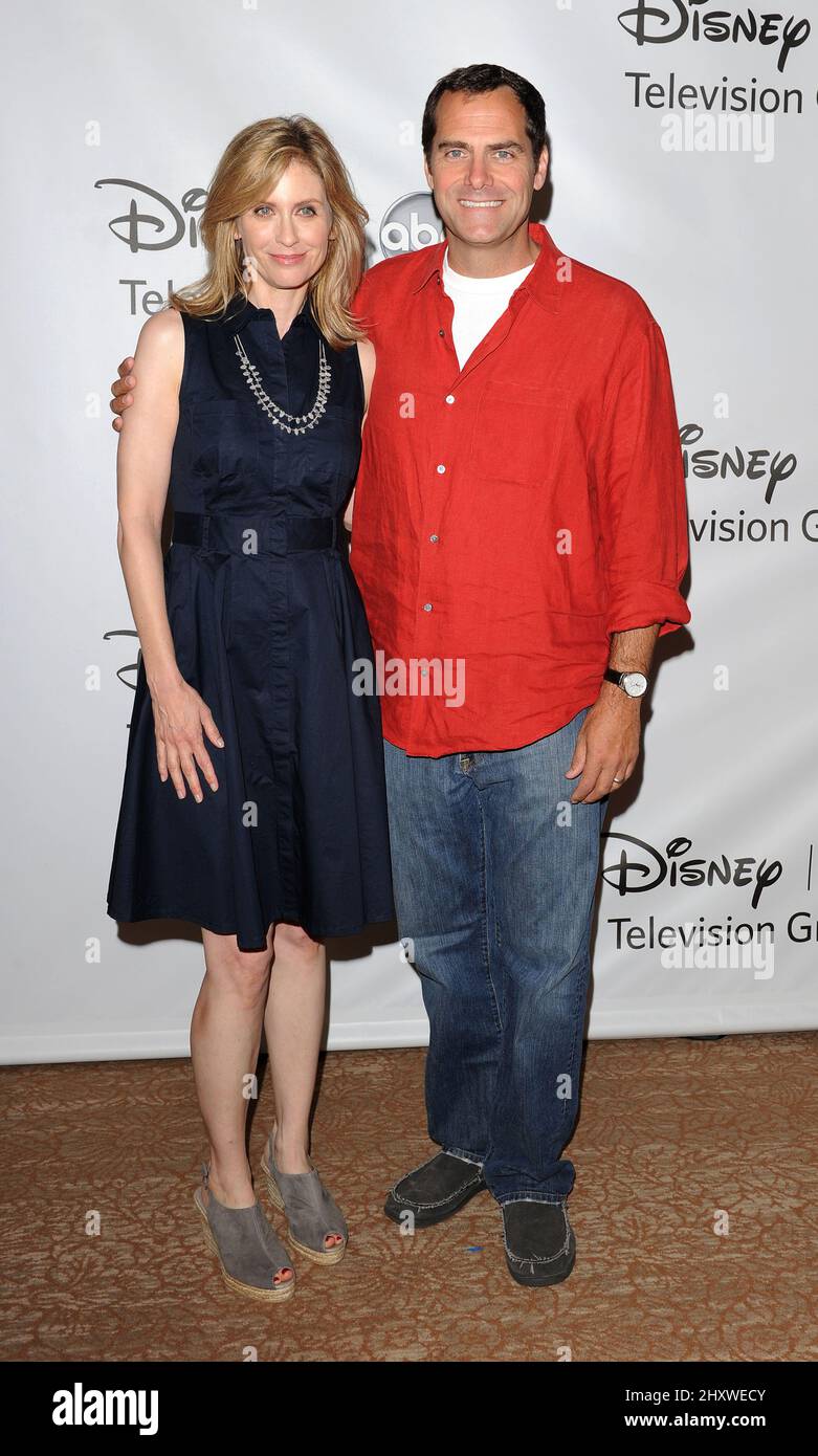 Helen Slater and Andy Buckley during the ABC Summer 2011 TCA showcase