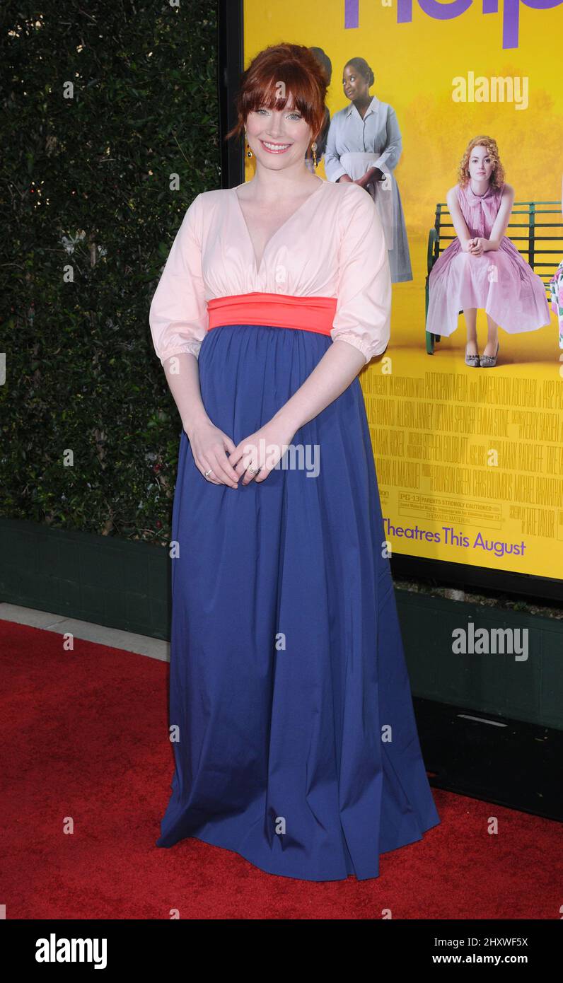 Bryce Dallas Howard at "The Help" World Premiere at the Samuel Goldwyn