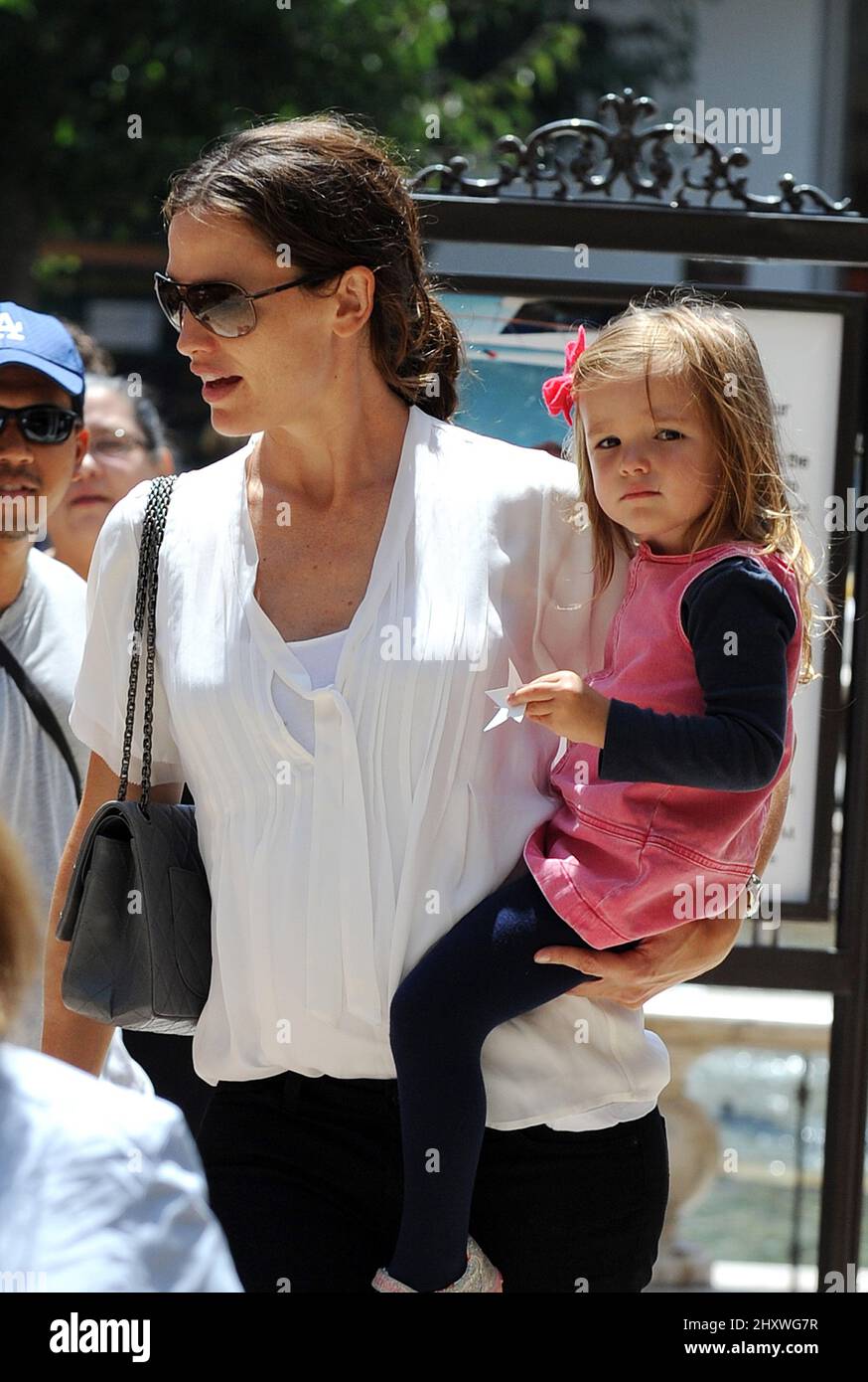 Jennifer Garner and daughter Seraphina seen shopping at American Girl