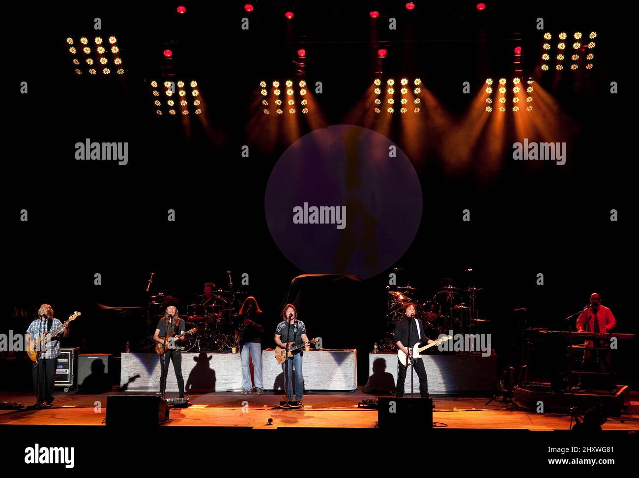 Doobie Brothers performing live during the Doobie Brothers and Lynyrd